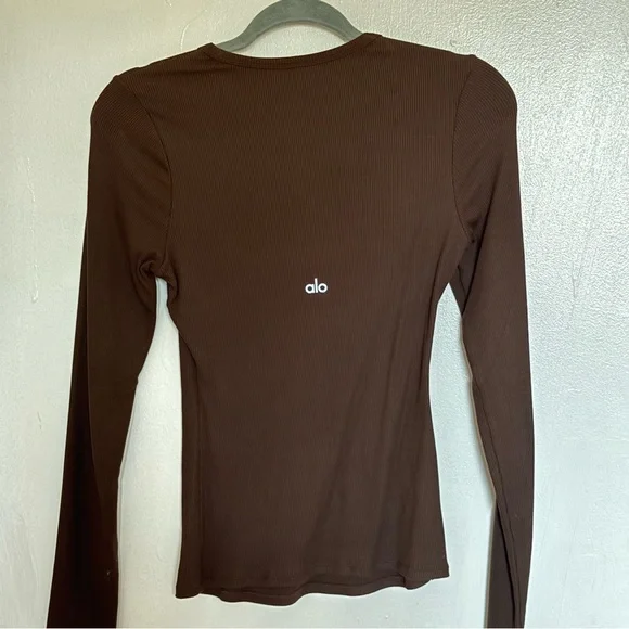 ALO Ribbed Modal Long Sleeve S - Picture 6 of 6